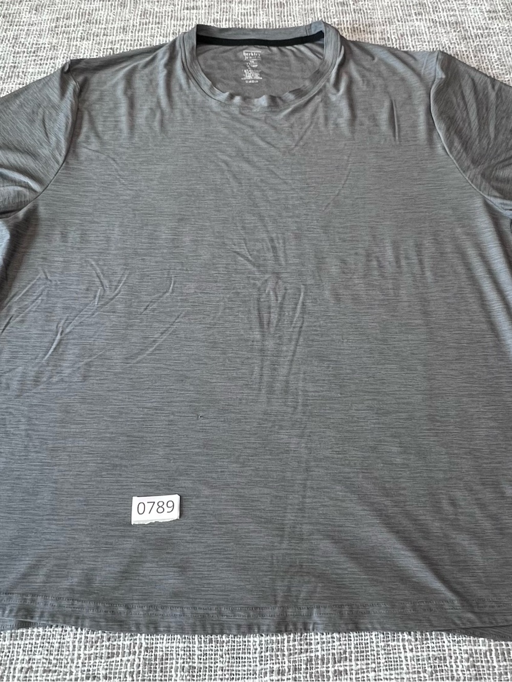 Men's Short-Sleeve Crew Tee — Charcoal Gray